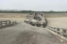 Taliban destroyed bridge